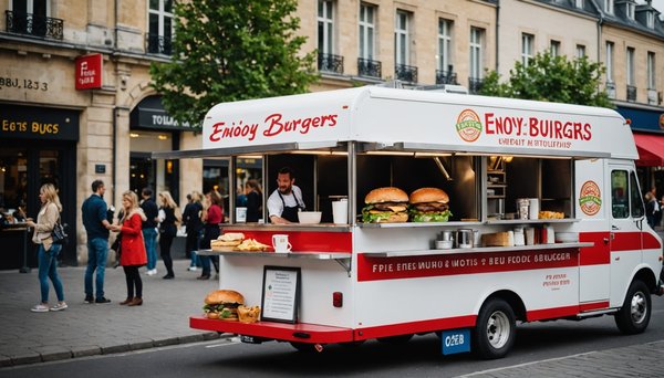 Dégustez des burgers artisanaux au food truck à Reims